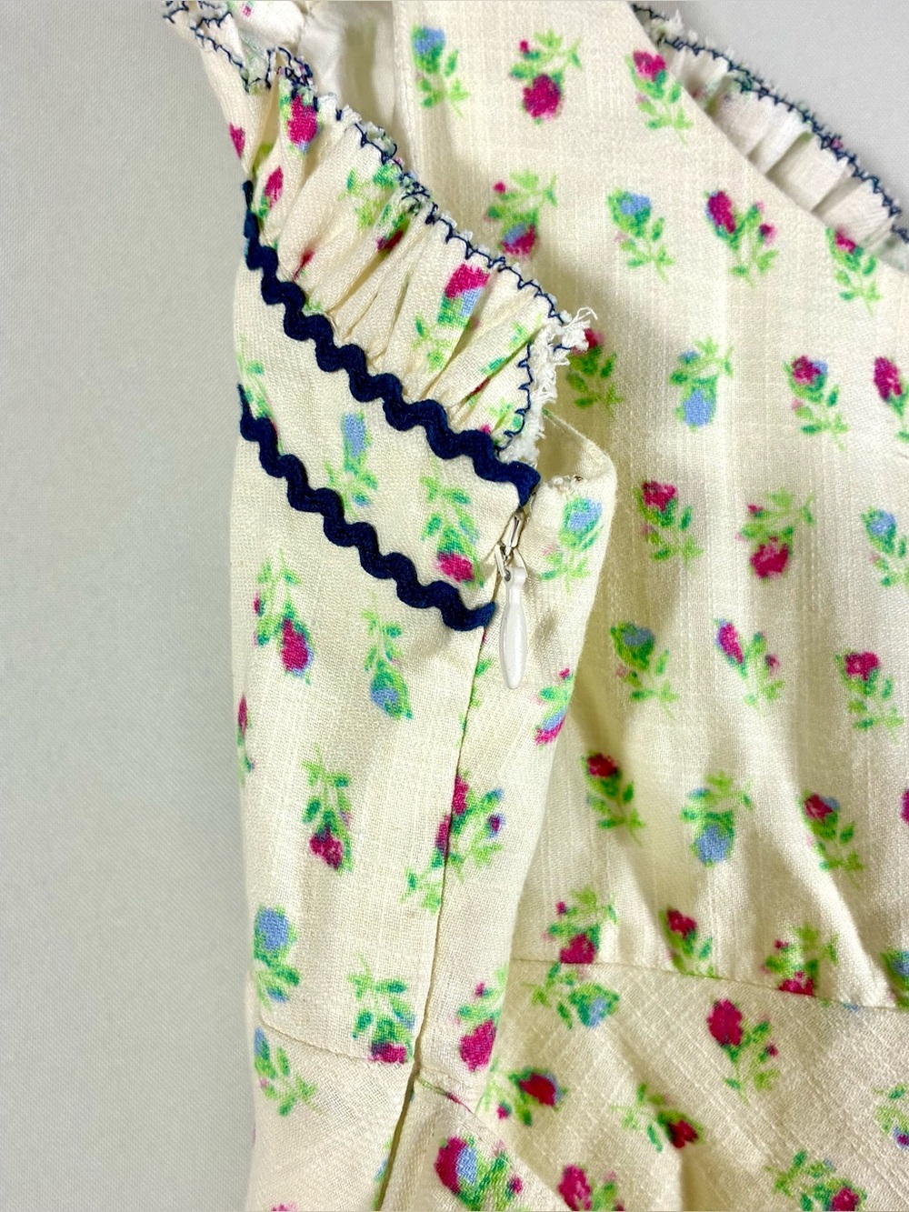 Free People Sweet Hearts Floral Sleeveless Cotton Midi Dress Western Medium NWT - Picture 13 of 17